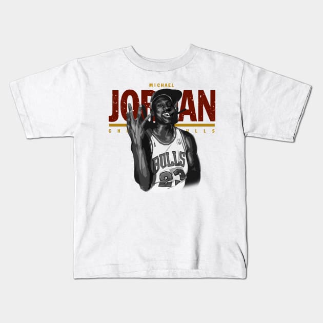 Jordan Halftime - Vintage Kids T-Shirt by wsyiva